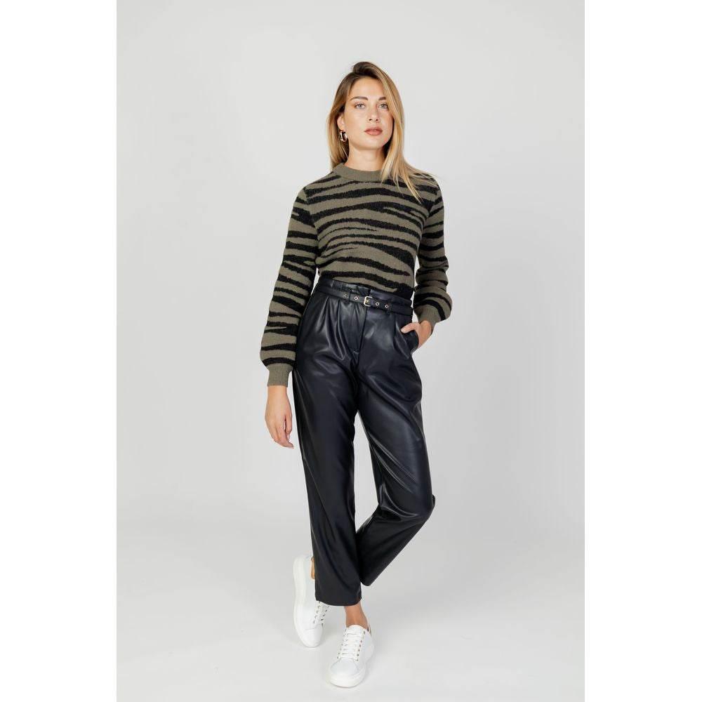 Jacqueline De Yong Green Nylon Sweater - Hilstor