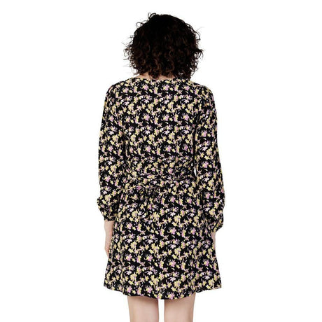 Jacqueline De Yong Black Viscose Dress - Hilstor
