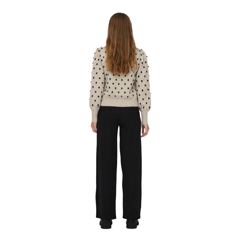 Jacqueline De Yong Beige Polyester Sweater - Hilstor