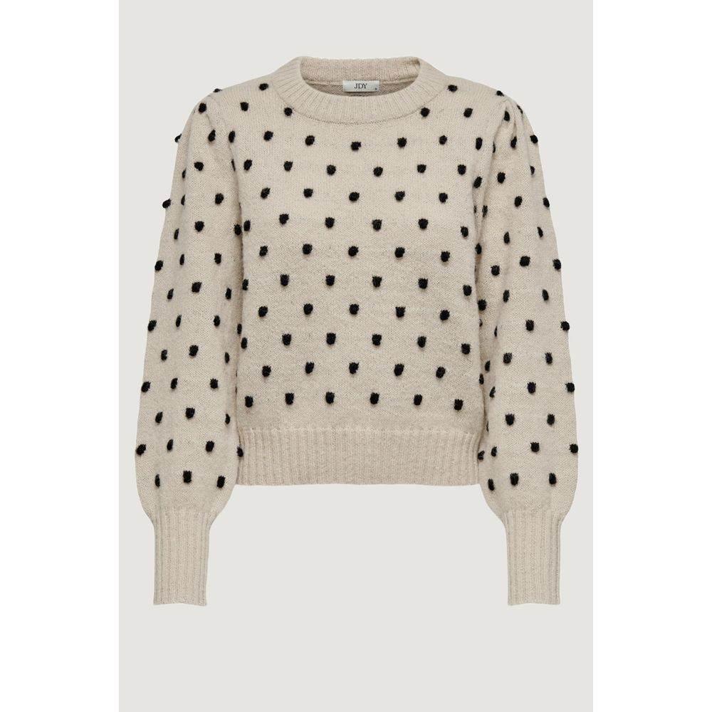 Jacqueline De Yong Beige Polyester Sweater - Hilstor