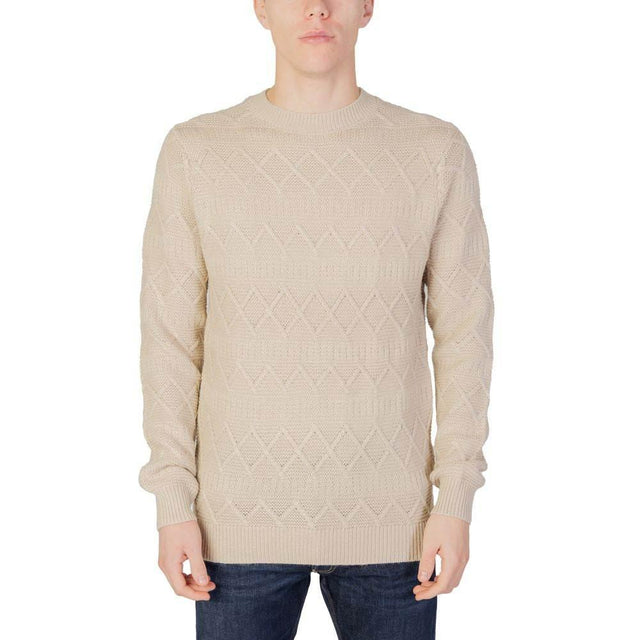 Only & Sons Beige Marabou Sweater - Hilstor