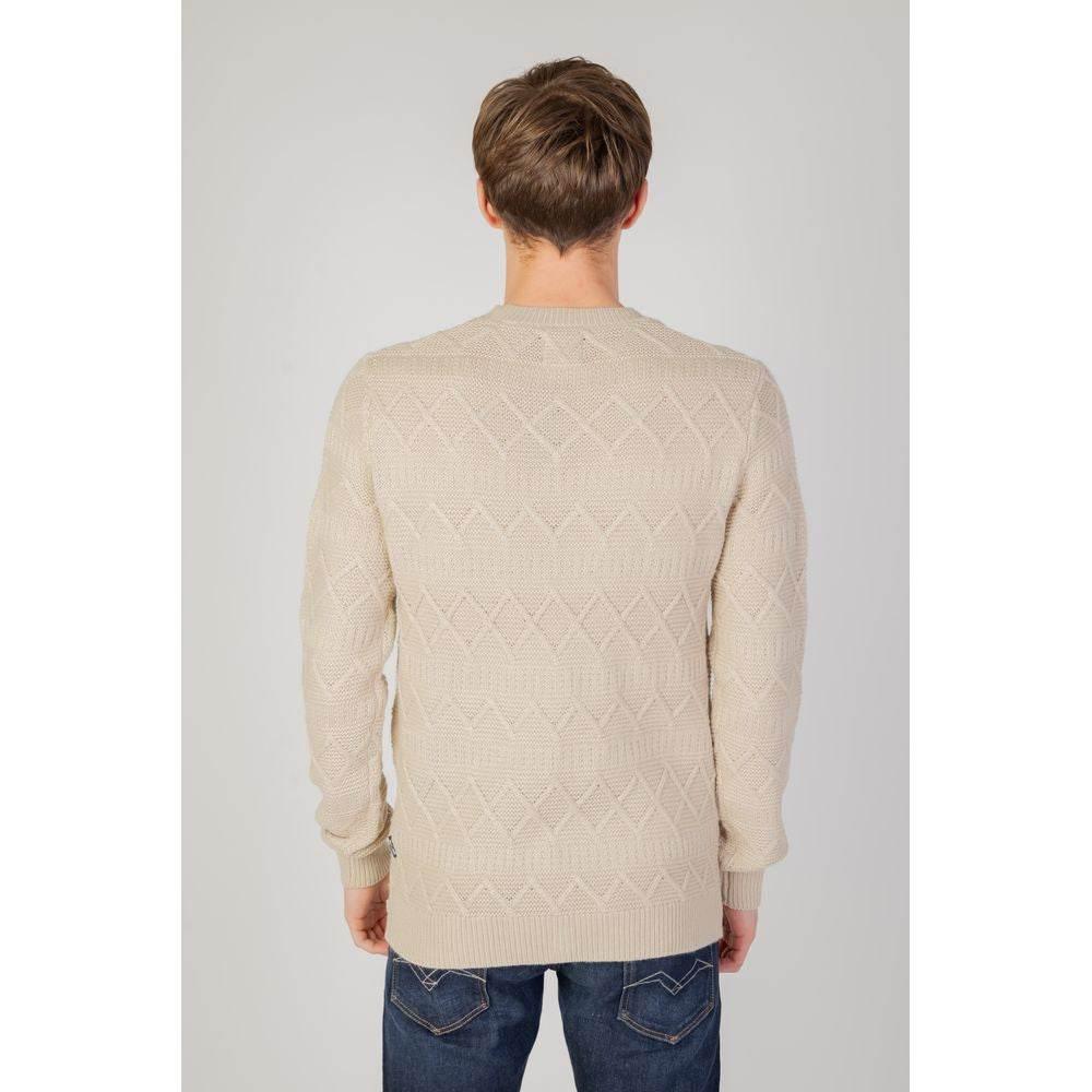 Only & Sons Beige Marabou Sweater - Hilstor