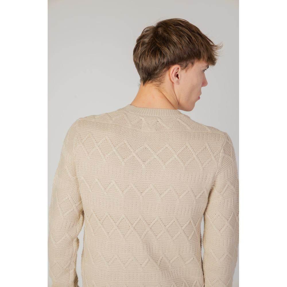 Only & Sons Beige Marabou Sweater - Hilstor