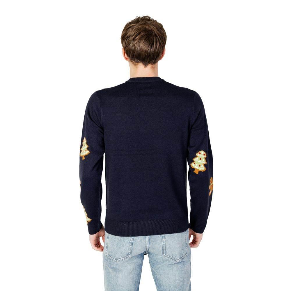 Only & Sons Blue Marabou Sweater - Hilstor