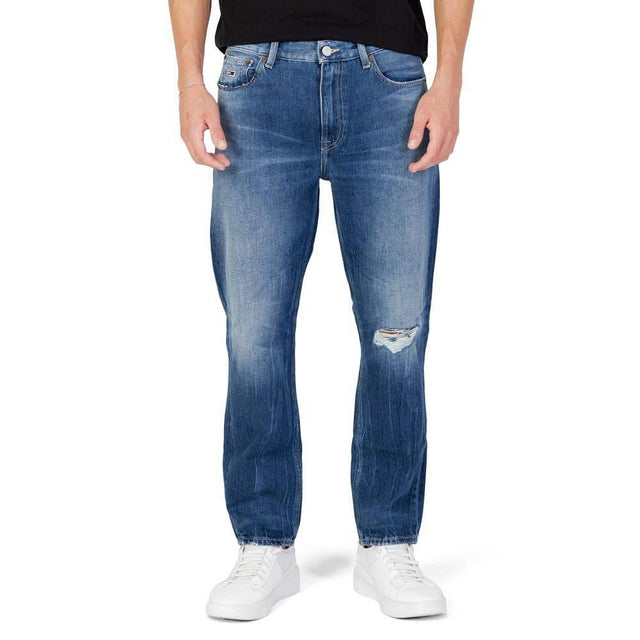 Tommy Hilfiger Jeans Blue Cotton Slim Fit Jean - Hilstor