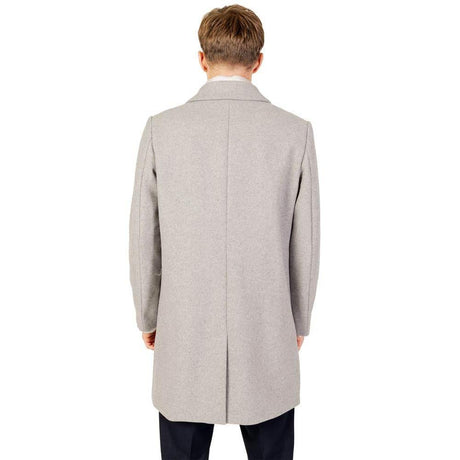 Antony Morato Gray Polyester Coat - Hilstor