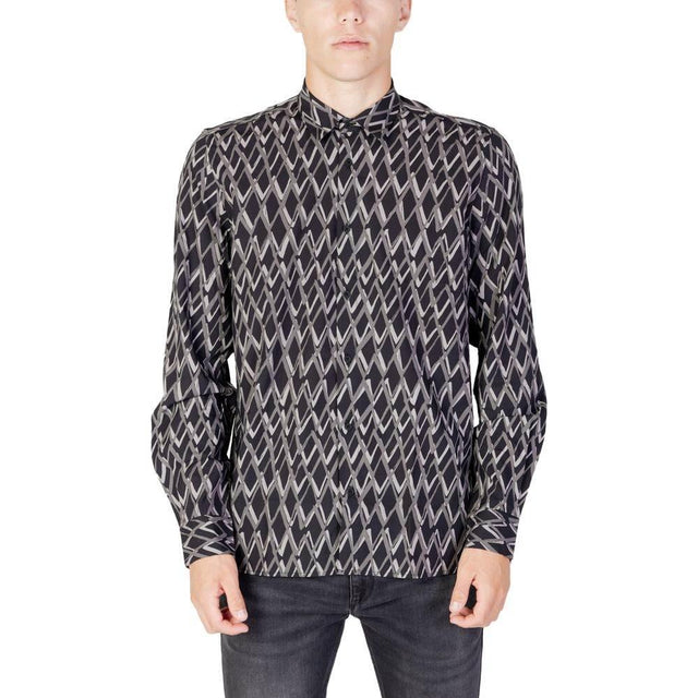 Antony Morato Black Cotton Shirt - Hilstor