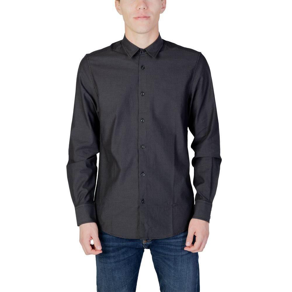 Antony Morato Gray Cotton Shirt - Hilstor