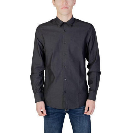 Antony Morato Gray Cotton Shirt - Hilstor