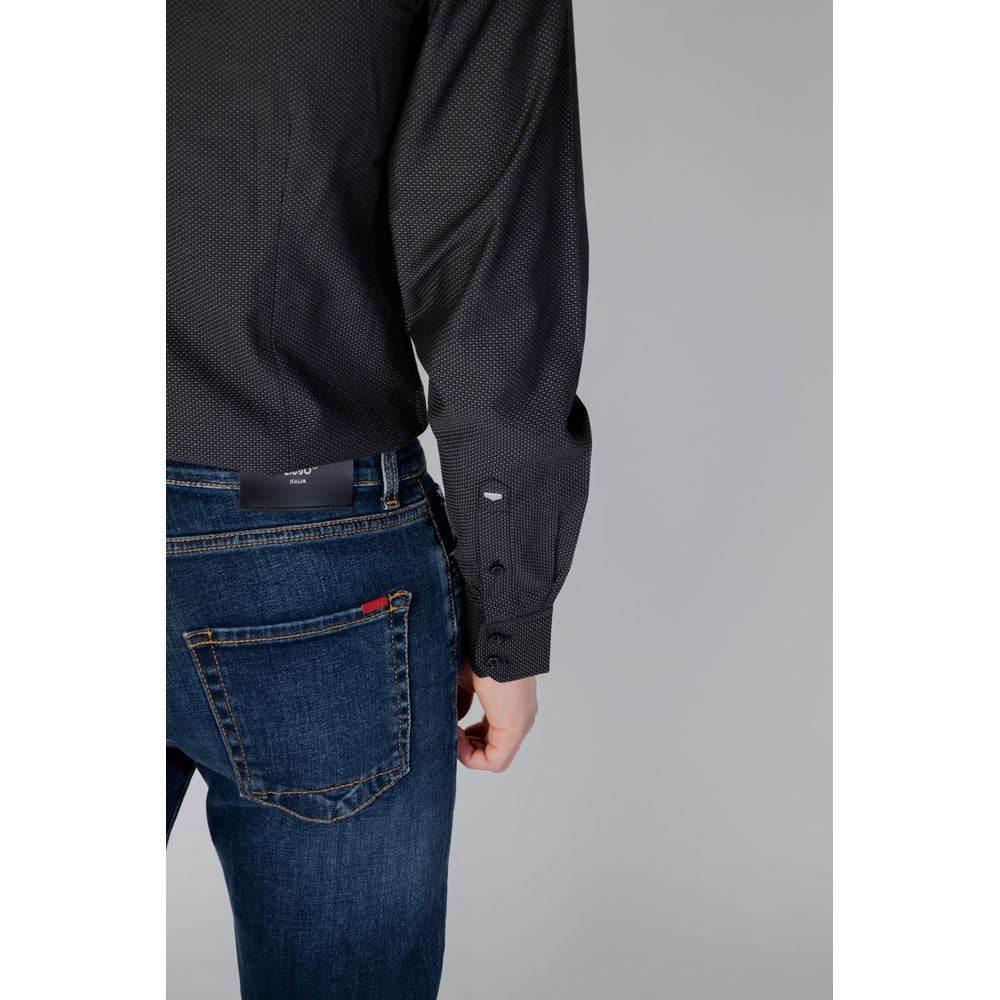 Antony Morato Gray Cotton Shirt - Hilstor