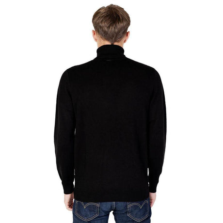 Antony Morato Black Wool Turtleneck - Hilstor