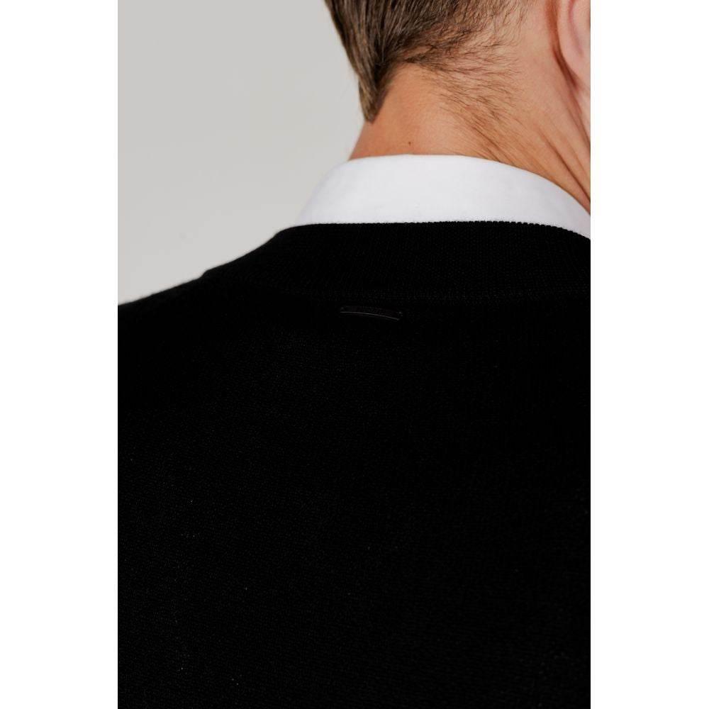 Antony Morato Black Wool Cardigan - Hilstor