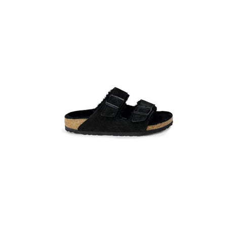 Birkenstock Black Suede Leather Sandal - Hilstor