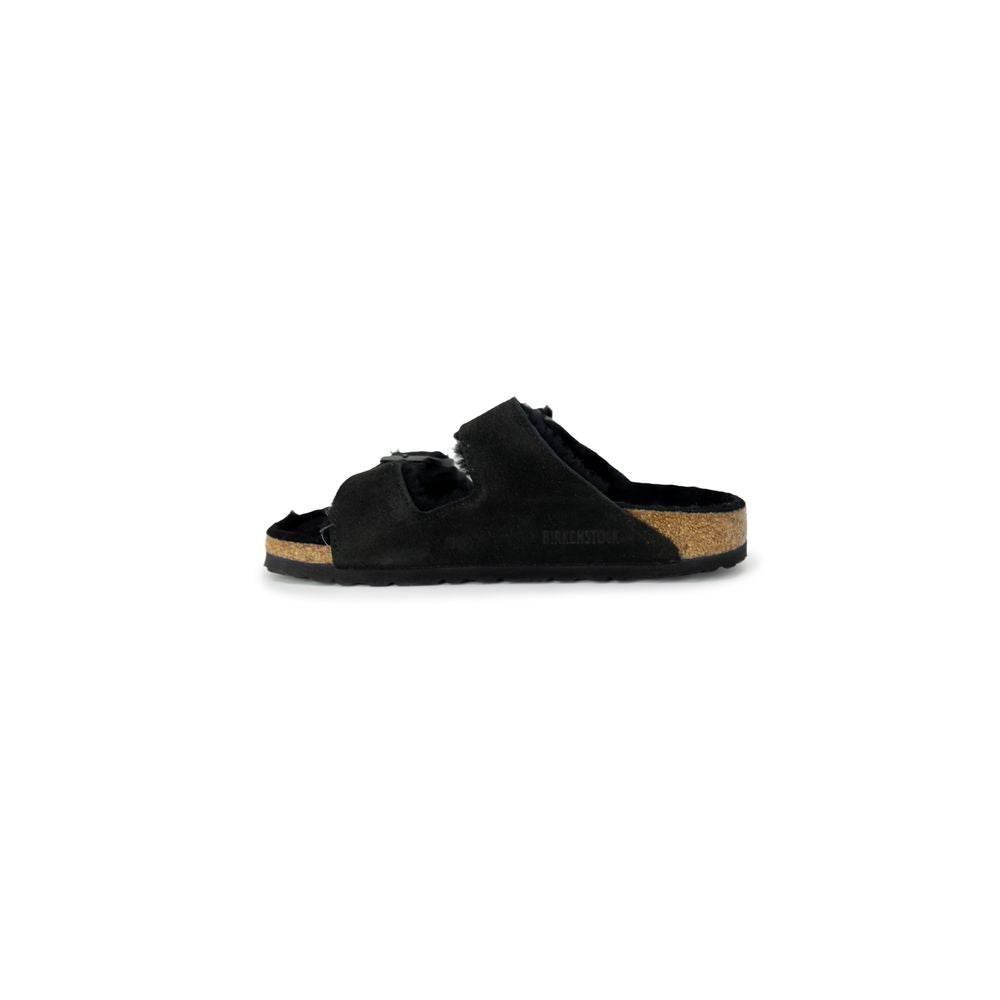 Birkenstock Black Suede Leather Sandal - Hilstor