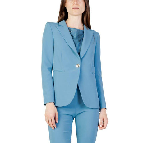 Rinascimento Turquoise Polyester Suits & Blazer - Hilstor