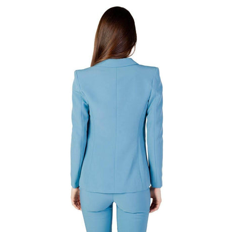 Rinascimento Turquoise Polyester Suits & Blazer - Hilstor