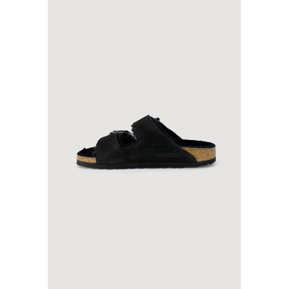 Birkenstock Black Suede Leather Sandal - Hilstor