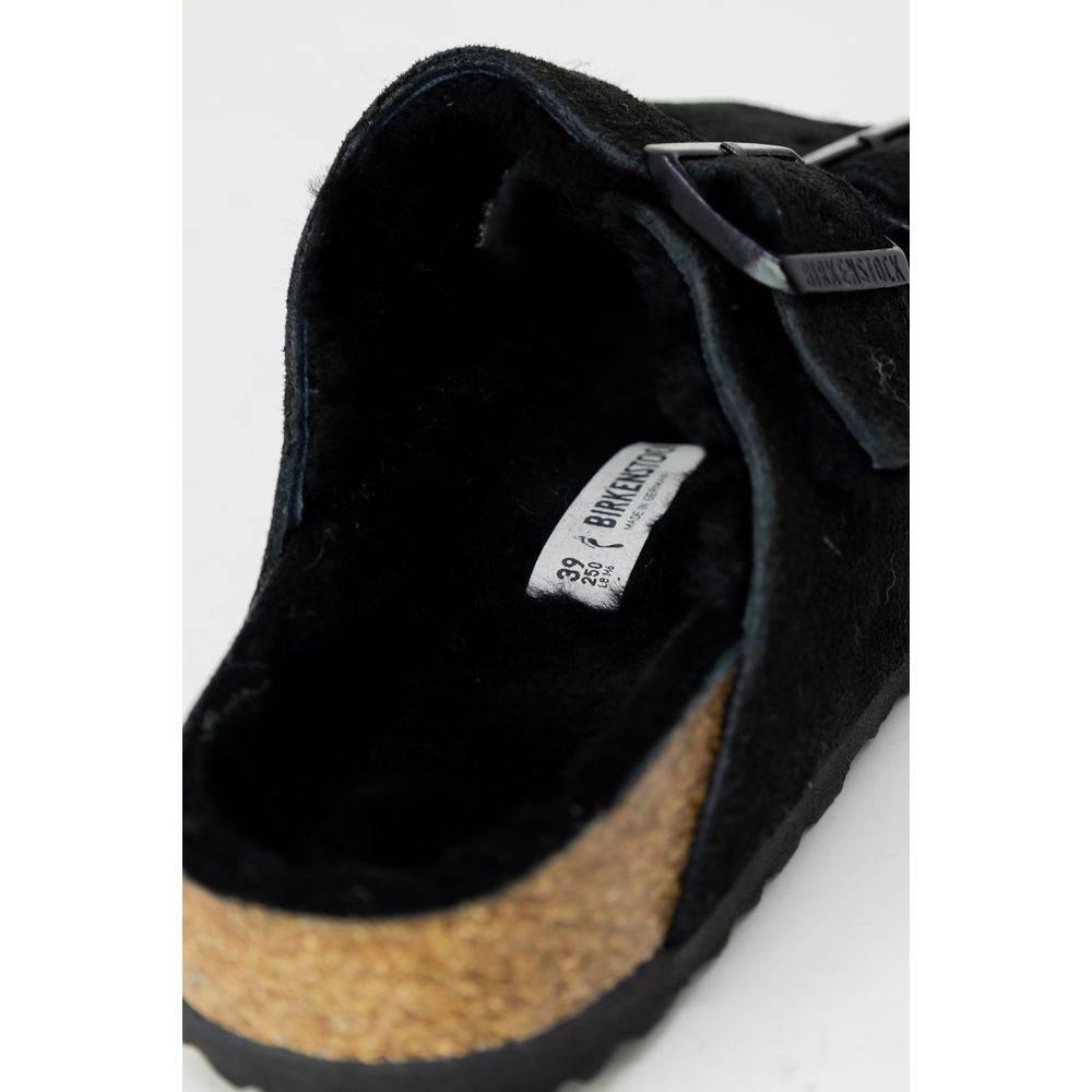 Birkenstock Black Suede Leather Sandal - Hilstor
