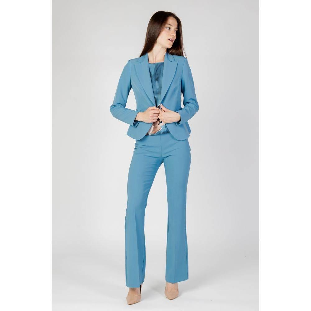 Rinascimento Turquoise Polyester Suits & Blazer - Hilstor