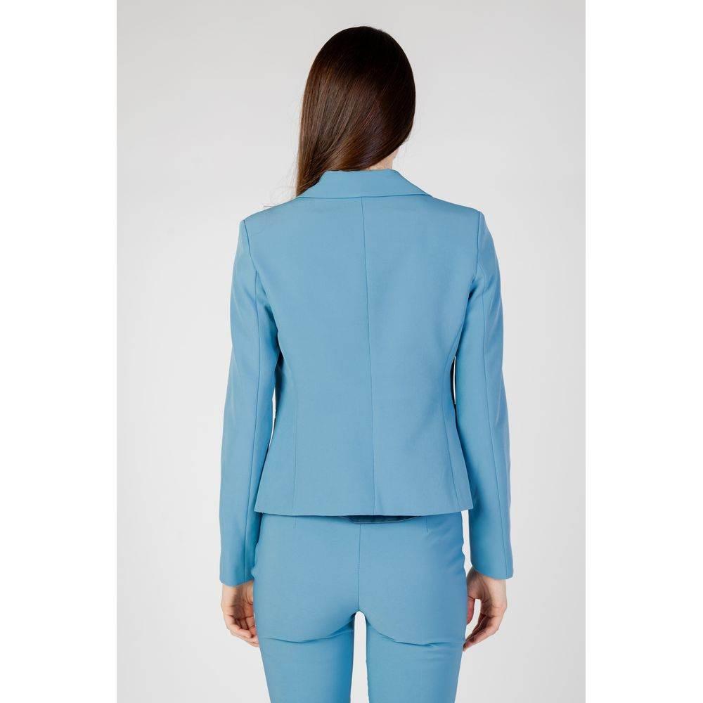 Rinascimento Turquoise Polyester Suits & Blazer - Hilstor