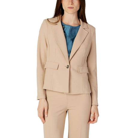 Rinascimento Beige Polyester Suits & Blazer - Hilstor