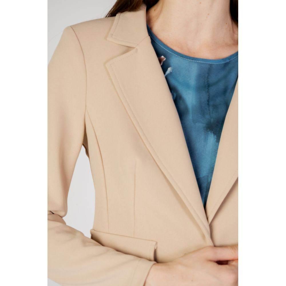 Rinascimento Beige Polyester Suits & Blazer - Hilstor