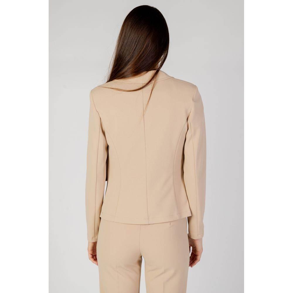 Rinascimento Beige Polyester Suits & Blazer - Hilstor
