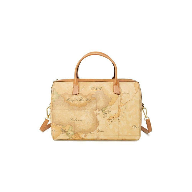 Alviero Martini Prima Classe Beige Leather Handbag - Hilstor