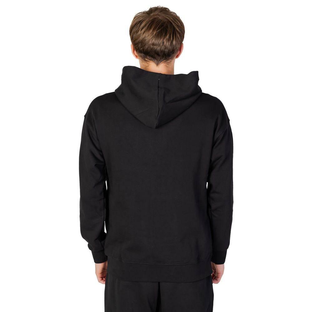 Underclub Black Cotton Hoody - Hilstor