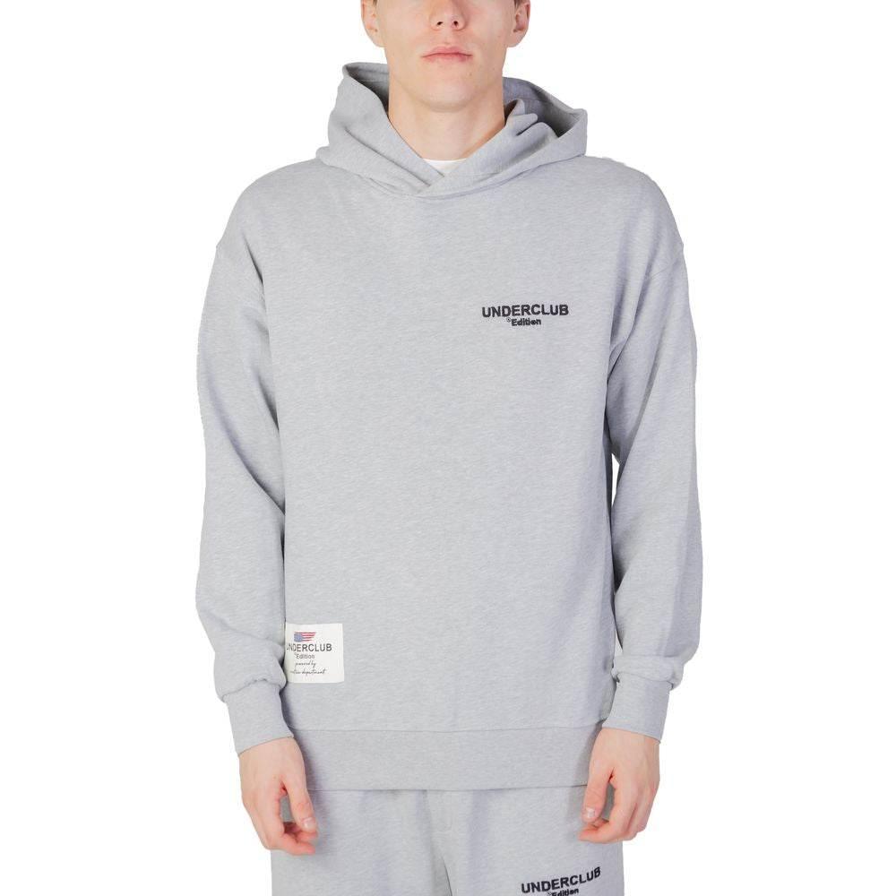 Underclub Gray Cotton Hoody - Hilstor