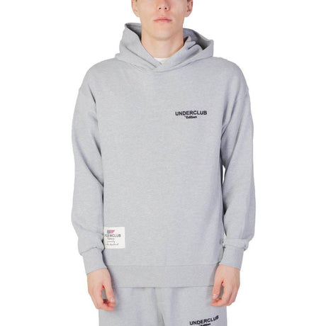 Underclub Gray Cotton Hoody - Hilstor