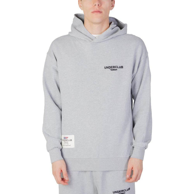 Underclub Gray Cotton Hoody - Hilstor
