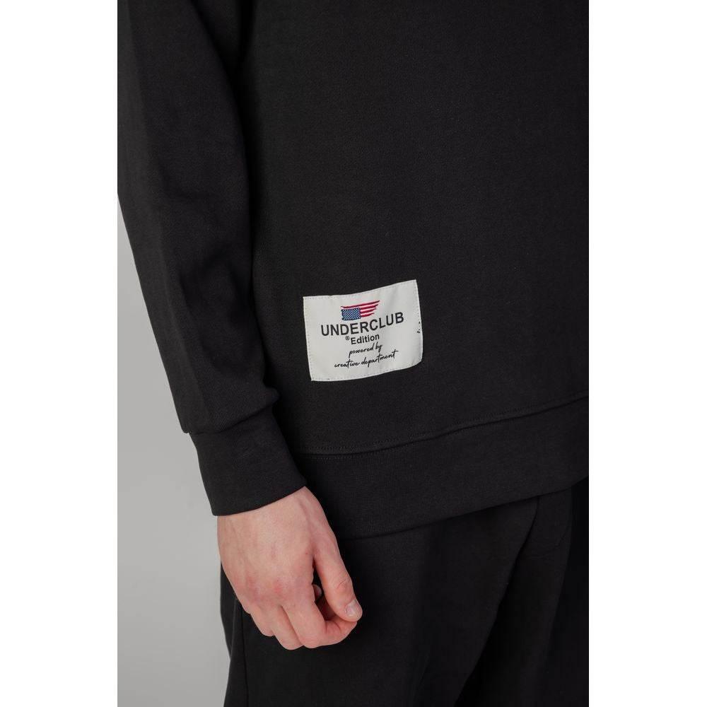 Underclub Black Cotton Hoody - Hilstor