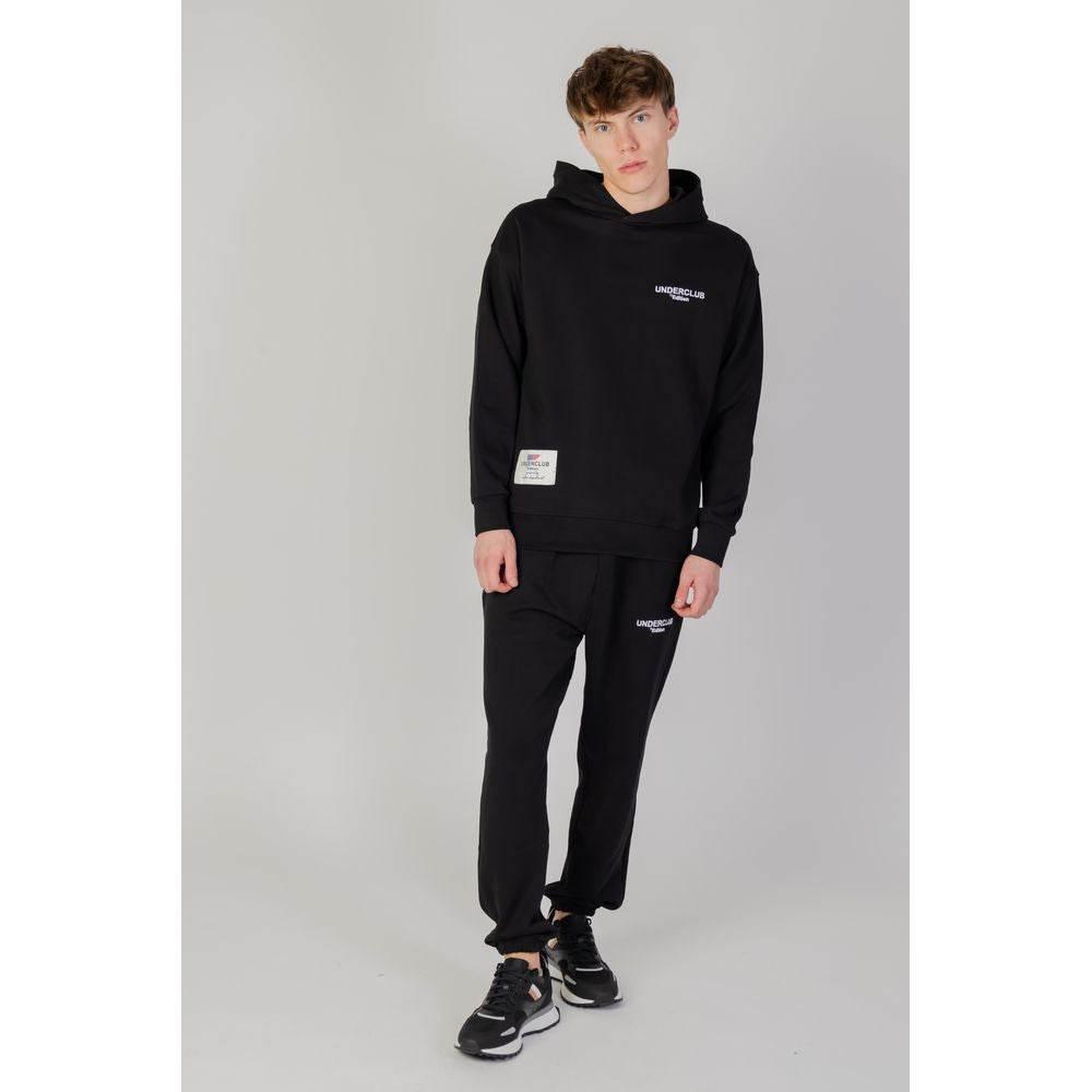 Underclub Black Cotton Hoody - Hilstor
