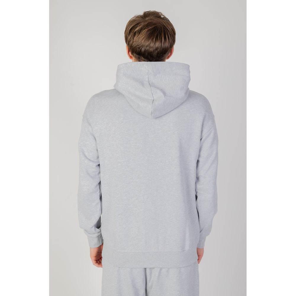 Underclub Gray Cotton Hoody - Hilstor