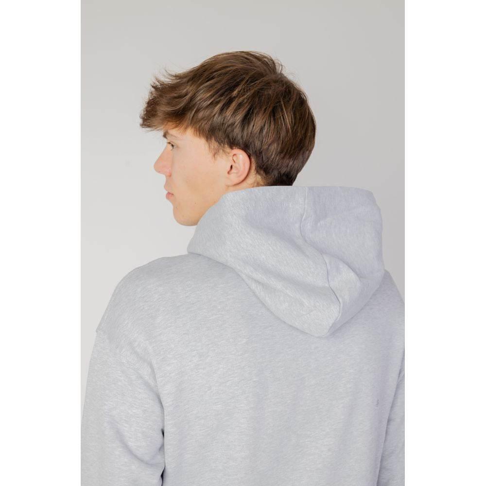 Underclub Gray Cotton Hoody - Hilstor