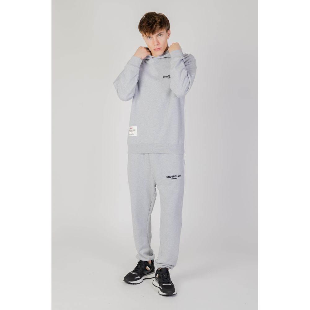 Underclub Gray Cotton Hoody - Hilstor