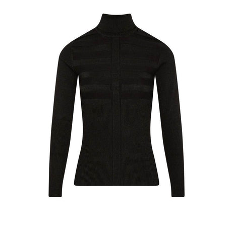 Morgan De Toi Black Viscose Turtleneck - Hilstor