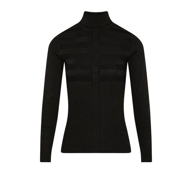 Morgan De Toi Black Viscose Turtleneck - Hilstor