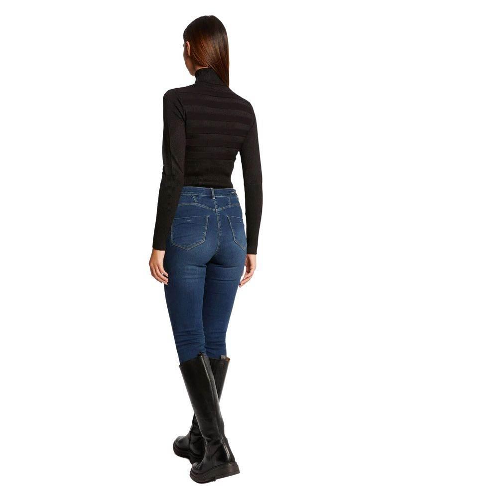 Morgan De Toi Black Viscose Turtleneck - Hilstor