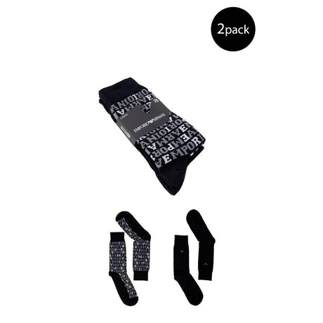 Emporio Armani Underwear Black Cotton Sock - Hilstor