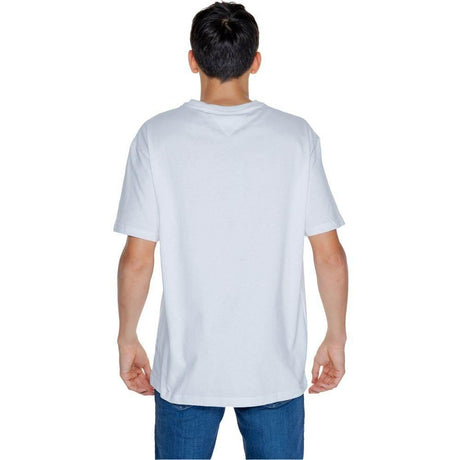 Tommy Hilfiger Jeans White Cotton T-Shirt - Hilstor