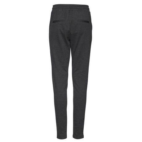 ICHI Gray Polyester Pant - Hilstor
