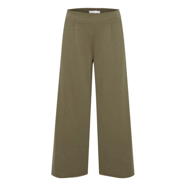 ICHI Green Recycled Polyester Pant - Hilstor