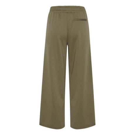 ICHI Green Recycled Polyester Pant - Hilstor