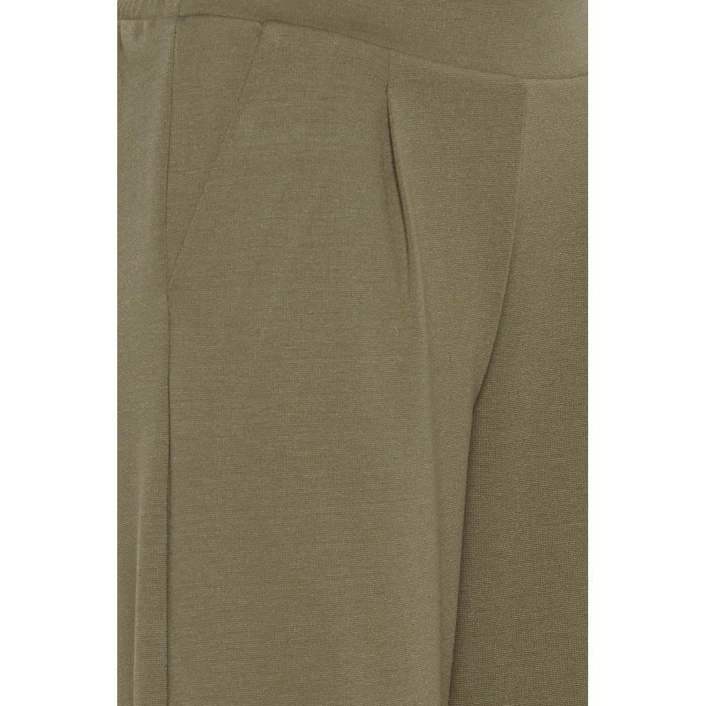 ICHI Green Recycled Polyester Pant - Hilstor