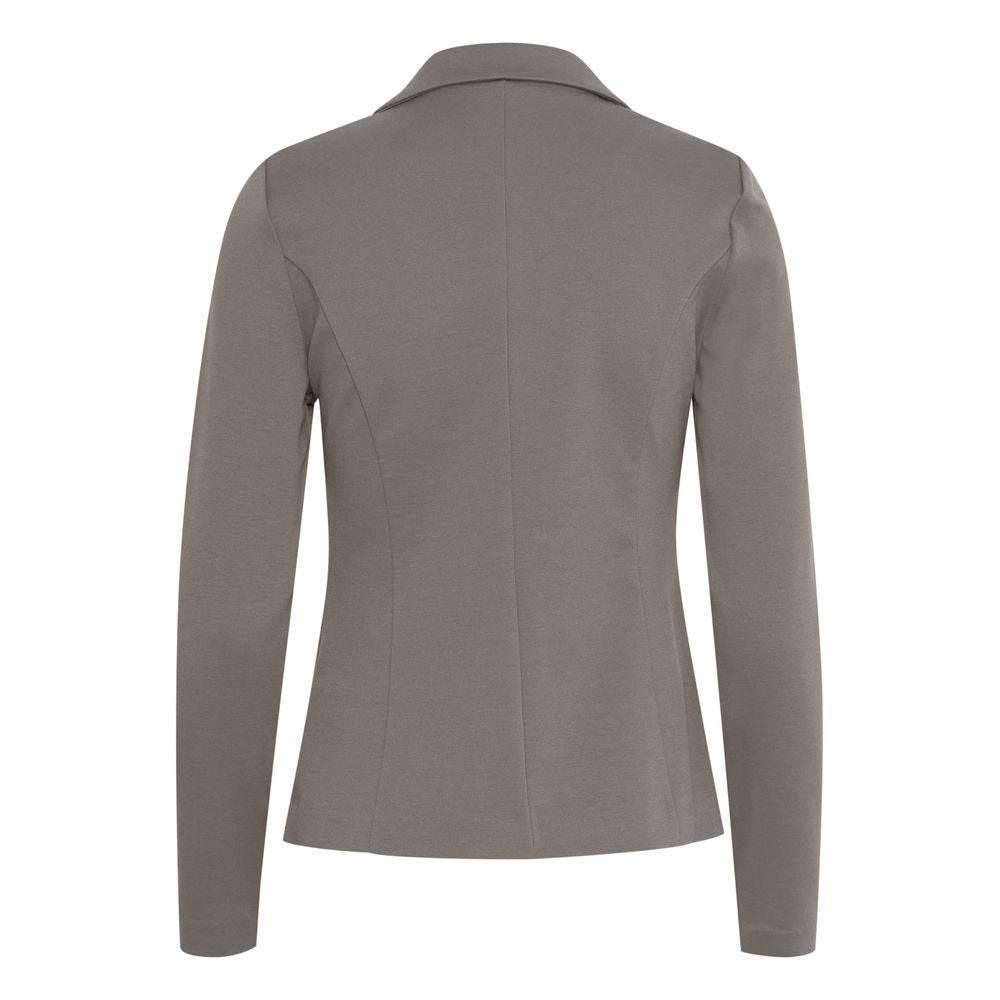 ICHI Gray Polyester Suits & Blazer - Hilstor