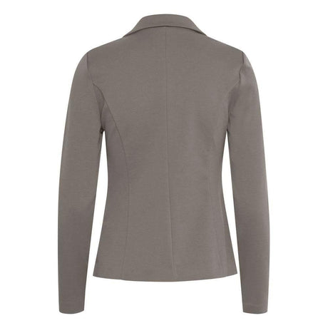 ICHI Gray Polyester Suits & Blazer - Hilstor
