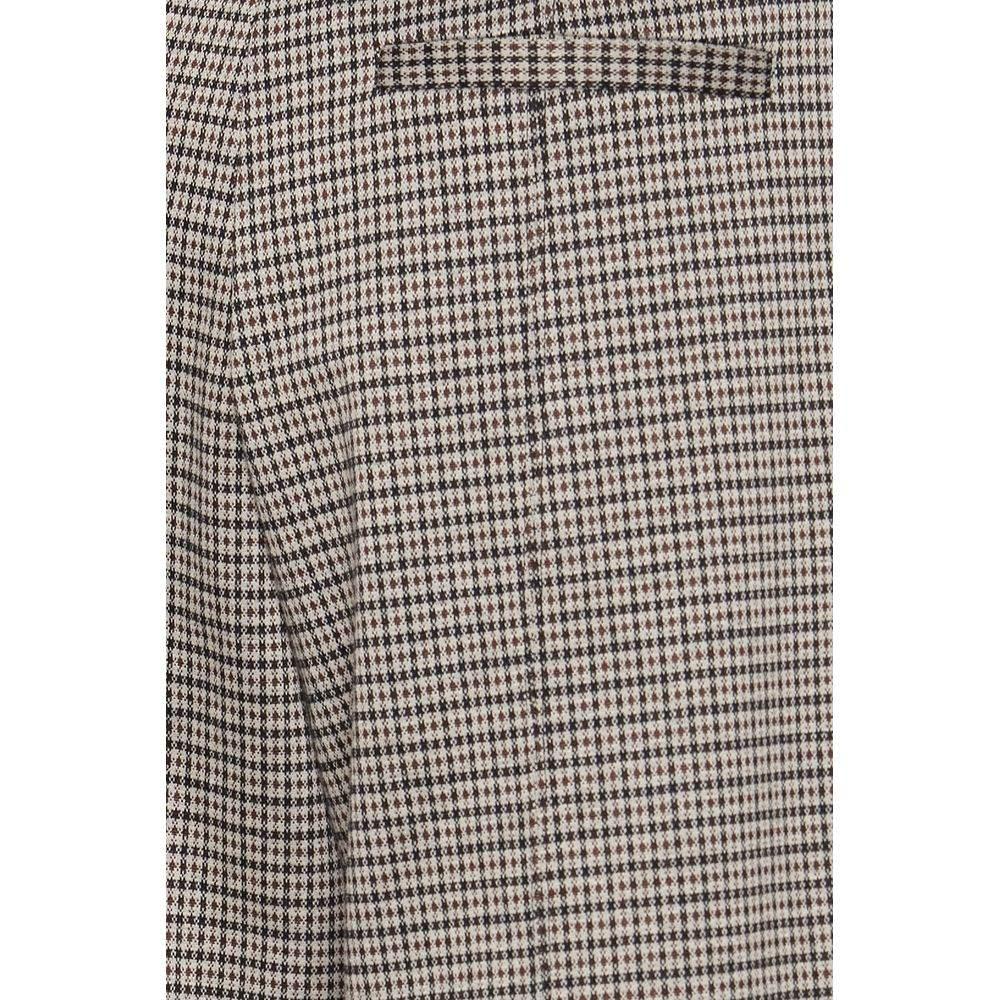 ICHI Beige Polyester Pant - Hilstor