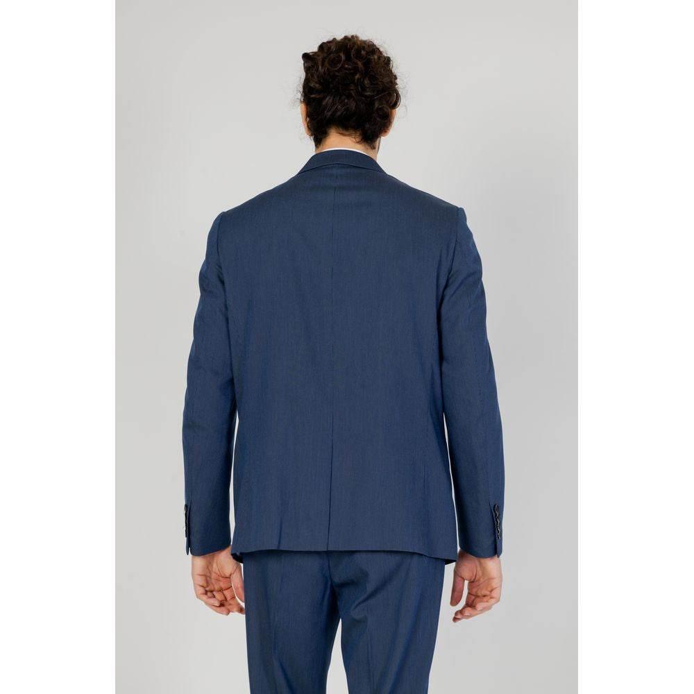 Antony Morato Blue Polyester Blazer - Hilstor